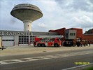 Brandweerkazerne voorpost Genk, Q-BUS architecten Luc Nizet, industriebouw, appartement - utiliteit